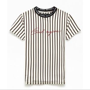 Pacsun Civil Regime Men’s Medium Striped TShirt